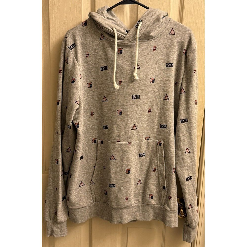 H&M Divided Men's S.W.Y.P. Large Regular Fit Sweatshirt Hoodie  Pullover EUC‎